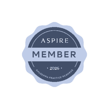 ASPIRE Galderma Practice Rewards 2026 Member badge